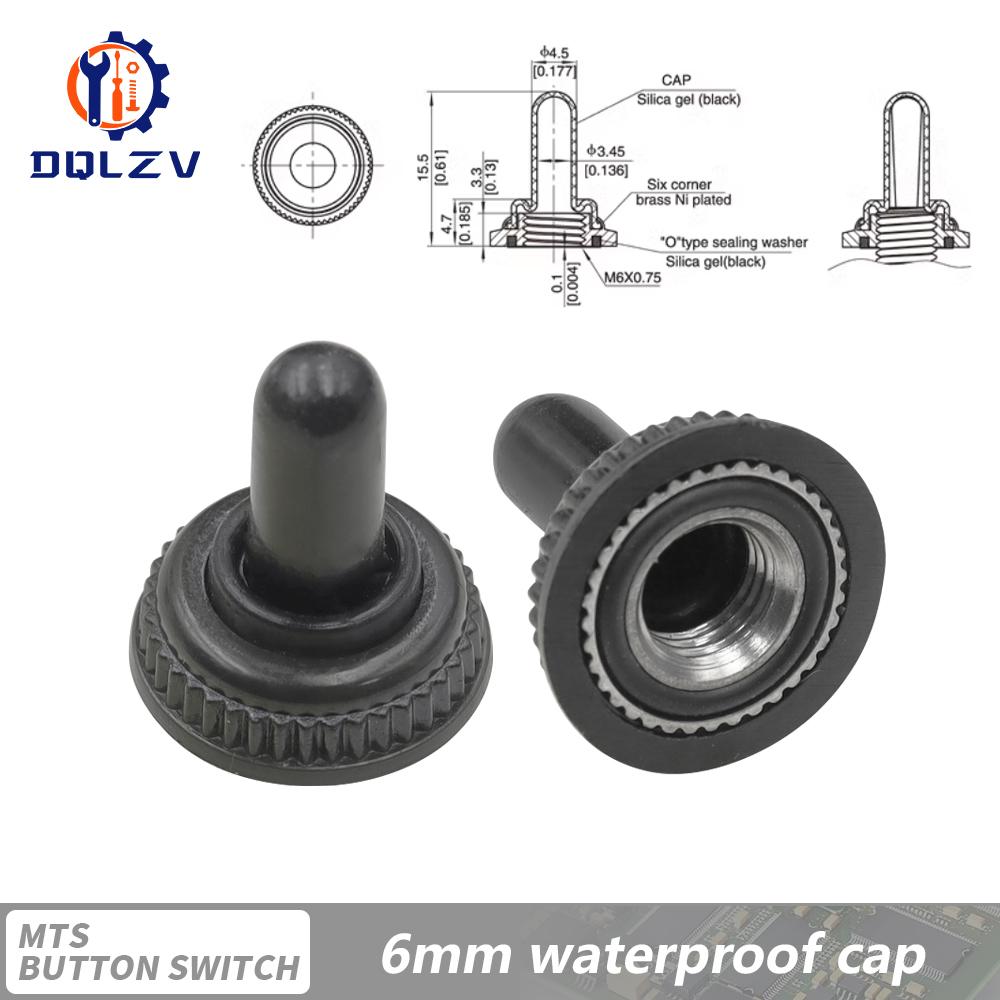 Miniature Lever Toggle Switch Single Pole Double Throw ON-OFF-ON /ON-ON 120VAC 6A 1/4 Inch Mounting MTS-102 103 202 203