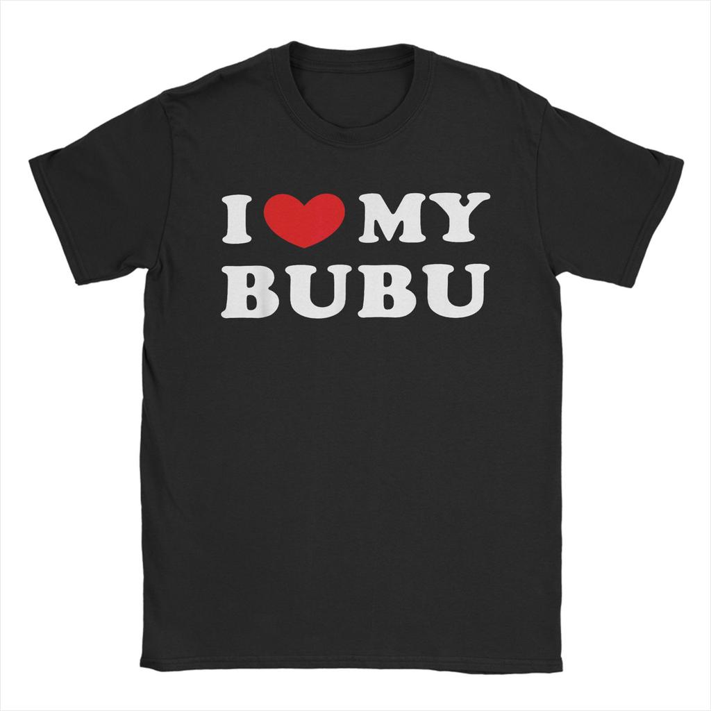 Hipster Merry Christmas & Happy New Year with Bubu & Dudu T-Shirt Men Round Neck T Shirts  Short Sleeve Tees Gift Idea Clothing