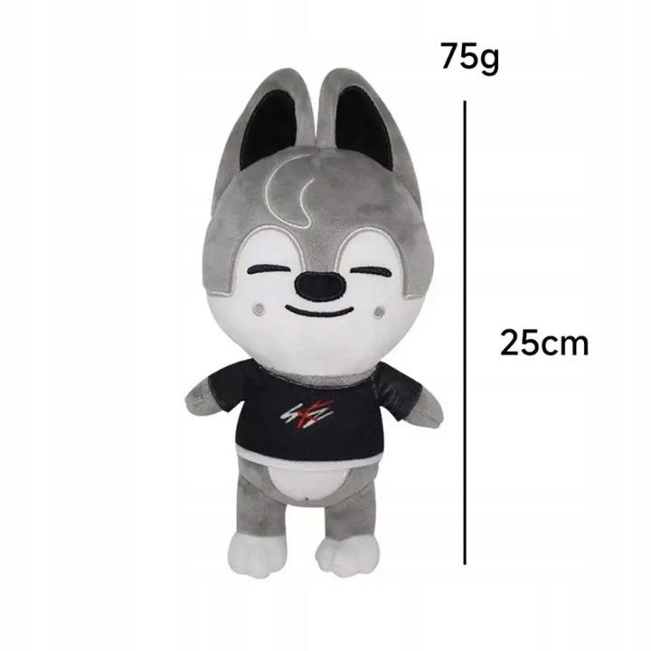 Skzoo Wolf Chan Maskotka Stray Kids Pluszak Wilk 25 Cm K-Pop Dla Fana