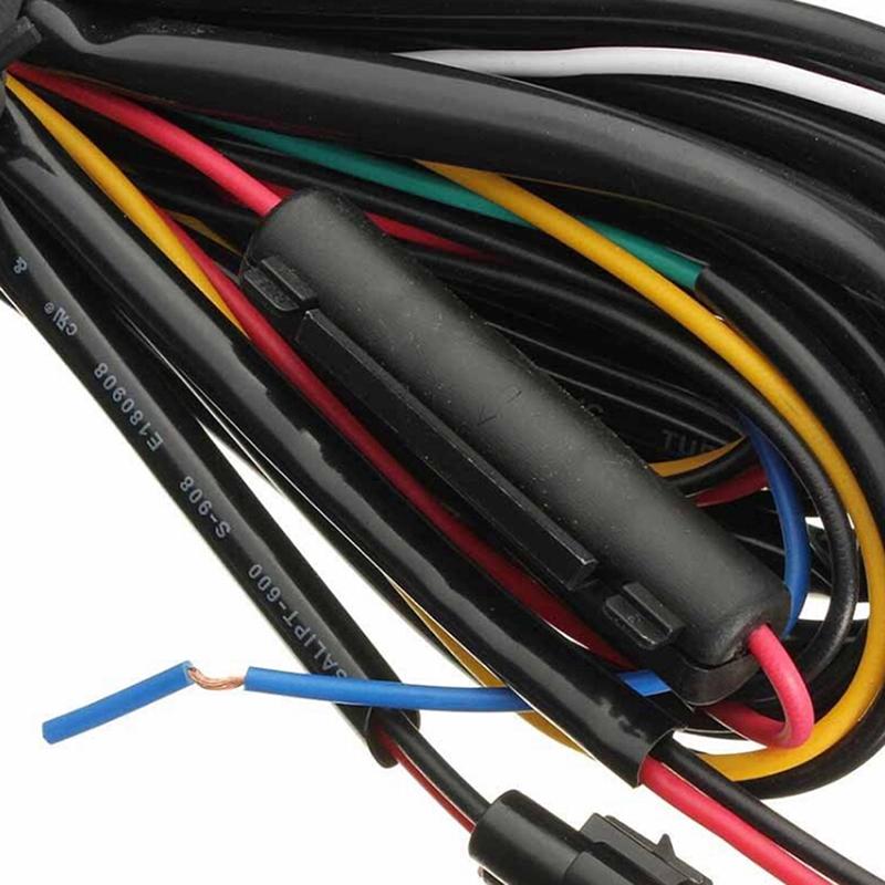 Car Drl Daytime Running Light Dimmer Dimming Relay Control Switch Harness 12V