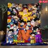 Dragon Ball Sport Event Blanket Portable Warm Flannel Blanket for Outdoor Activities THW