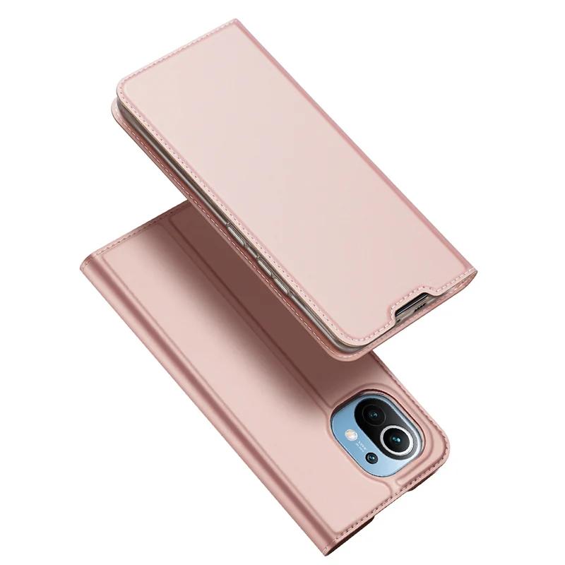 For Xiaomi Mi 11 Case Leather Magnetic Soft Tpu Flip Wallet Stand Cover with Card Slot For Mi 11 Lite 4G 5G Dux Ducis For Xiaomi Mi 11