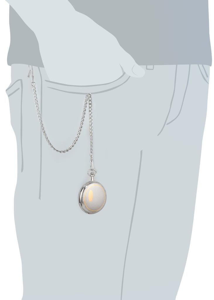 Charles-Hubert- Paris 3860 Two-Tone Mechanical Pocket Watch