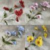 Long Stem 6 Head Daisy Silk Flower For Photography Props And Events