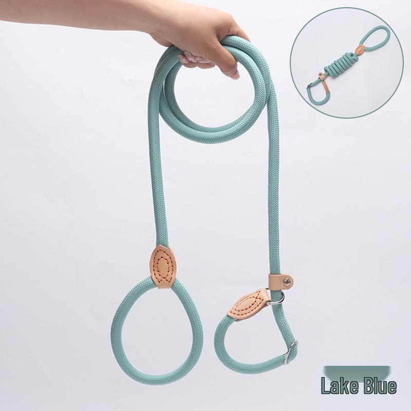 

Explosion-Proof Pet Rope & Anti-Escape Dog Leash – Gentle on Hands, Strong for Small to Large Dogs 0.8CM Thick with Collar, 1.5M