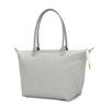 Longchamp Le Pliage Fashion Casual Logo Cotton Tote Bag Women tote Gray 1899HEA112