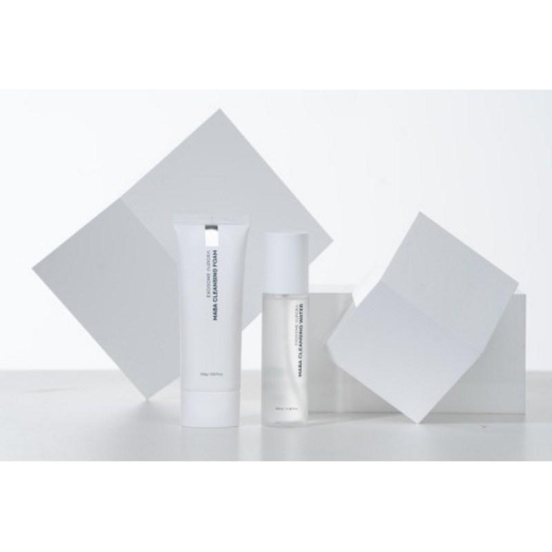 GENIEG Exosome Aurora Mava Cleansing Set (2 Types): Cleansing Foam, Cleansing Water, 1 pcs, 5 pcs
