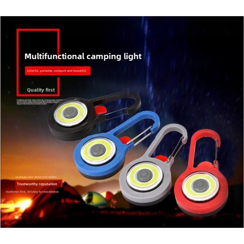 Outdoor Mini Portable LED Keychain Light - Emergency Flashlight, Super Bright, Camping/Hiking Lamp, Dry Battery Powered