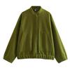 Woman Tweed Jacket Coat Fluffy Plush Jackets for Women Bomber Jacket Coat Autumn Winter Black White Demi-season Jacket