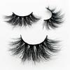 25MM False Eyelashes Dramatic Volume 3D Mink Lashes Long Thick Soft Reusable 1 Pair Faux Lashes Natural Look