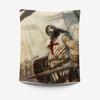 Medieval Knight Tapestry  Crusader Warrior Design Perfect for Historical Themed Room Decor Large Wall Hanging Artwork