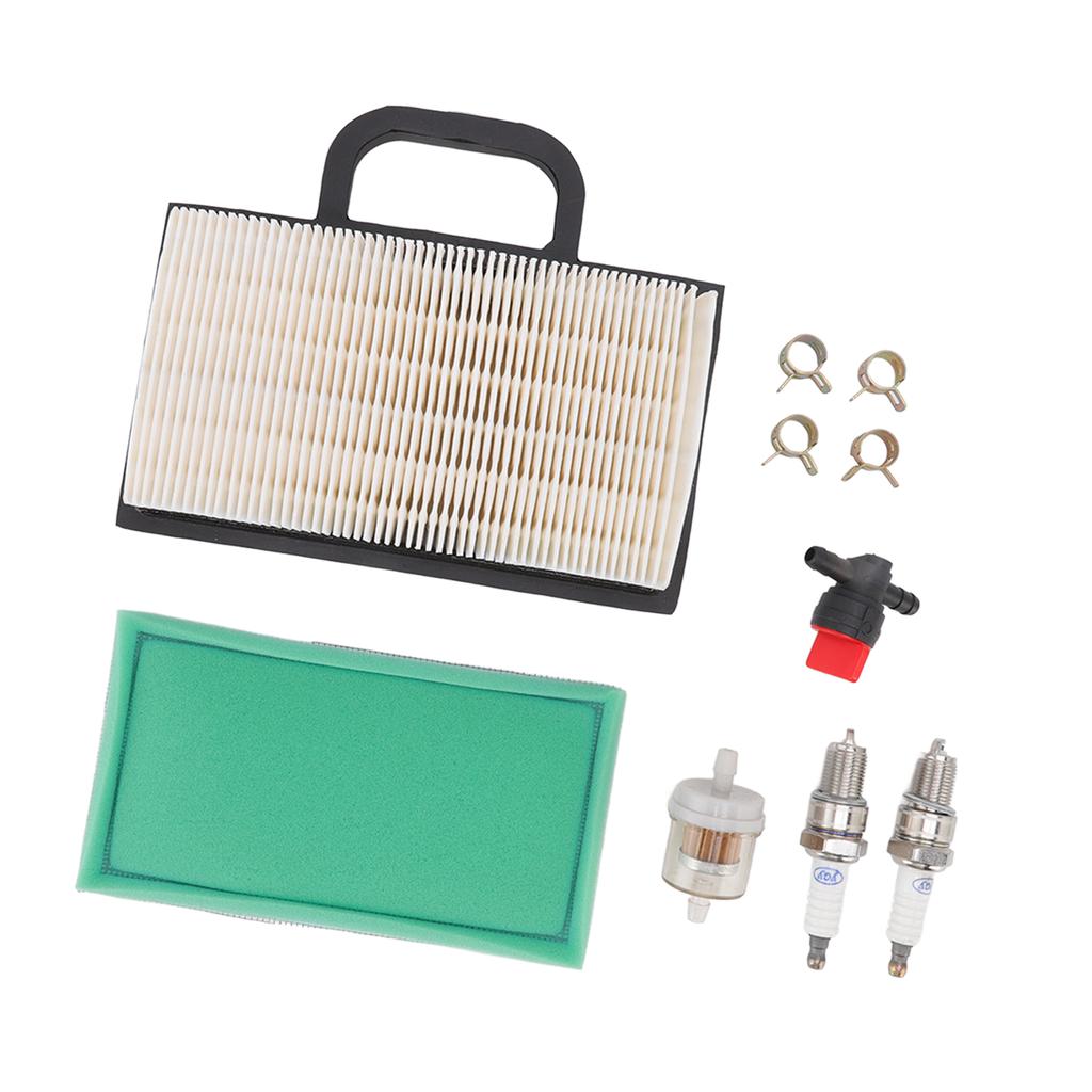 Lawn Mower Air Filter Set Air Filter Sparking Plug Valve Replacement Lawn Tractor Parts for BS