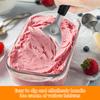 4 Pcs Ice Cream Scoop Stainless Steel Flat Ice Cream Paddle with Non Slip Handle Dishwasher Safe for Ice-Cream Kitchen Tools