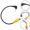 Car Navigation Video Cable GPS Camera Conversion Cable RCA To 2.5 Mm AV Converter Cable Rear View Reverse Parking To Auto DVR