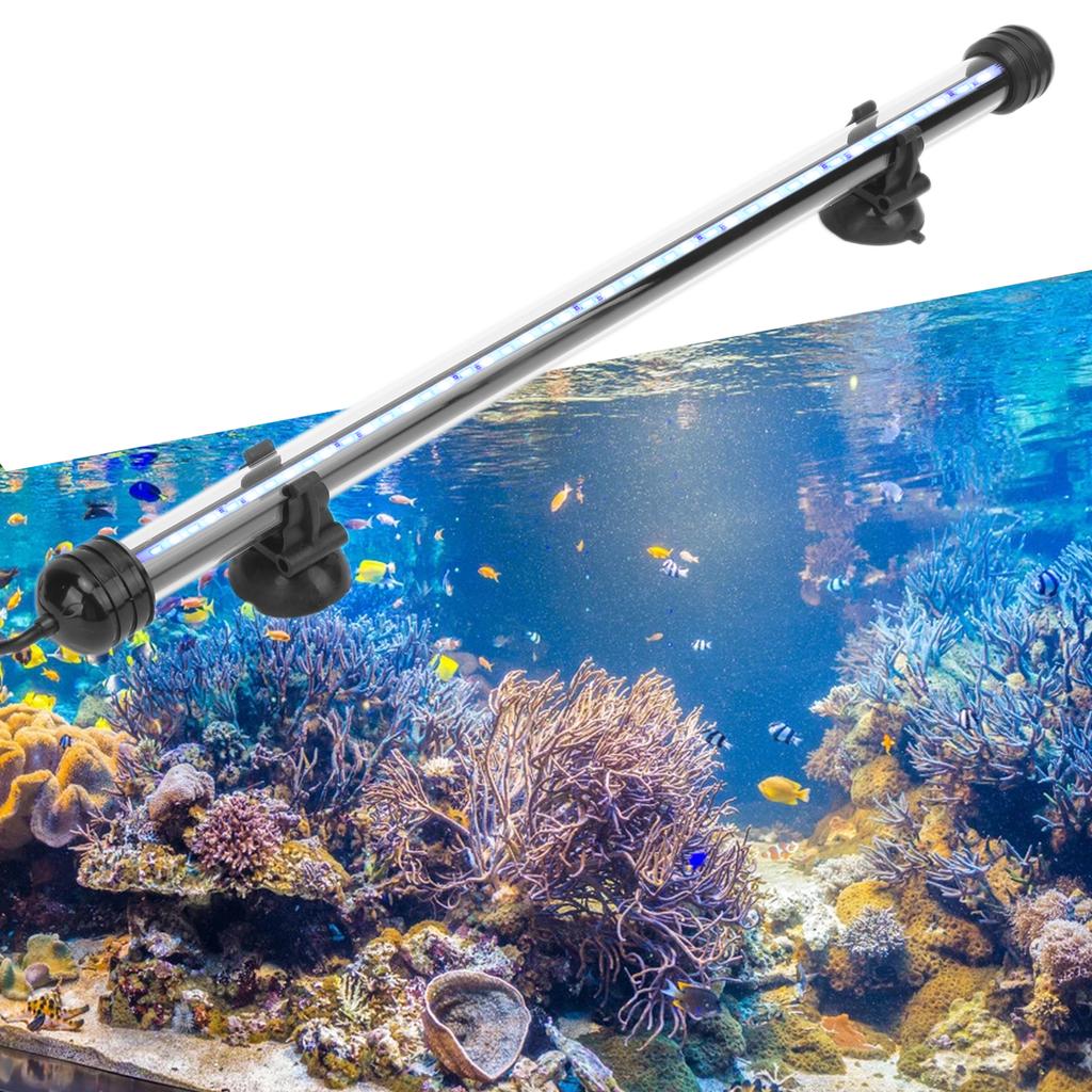 Aquarium Light Waterproof Fish Lighting with LED Light 3 Modes Dimmable