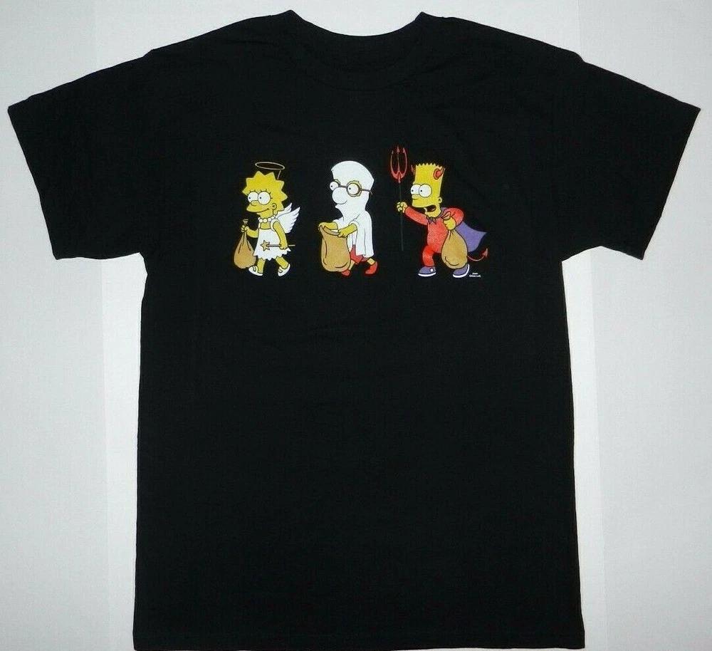 The Simpsons TV Show Pink Donut Eating Homer TShirt New XL
