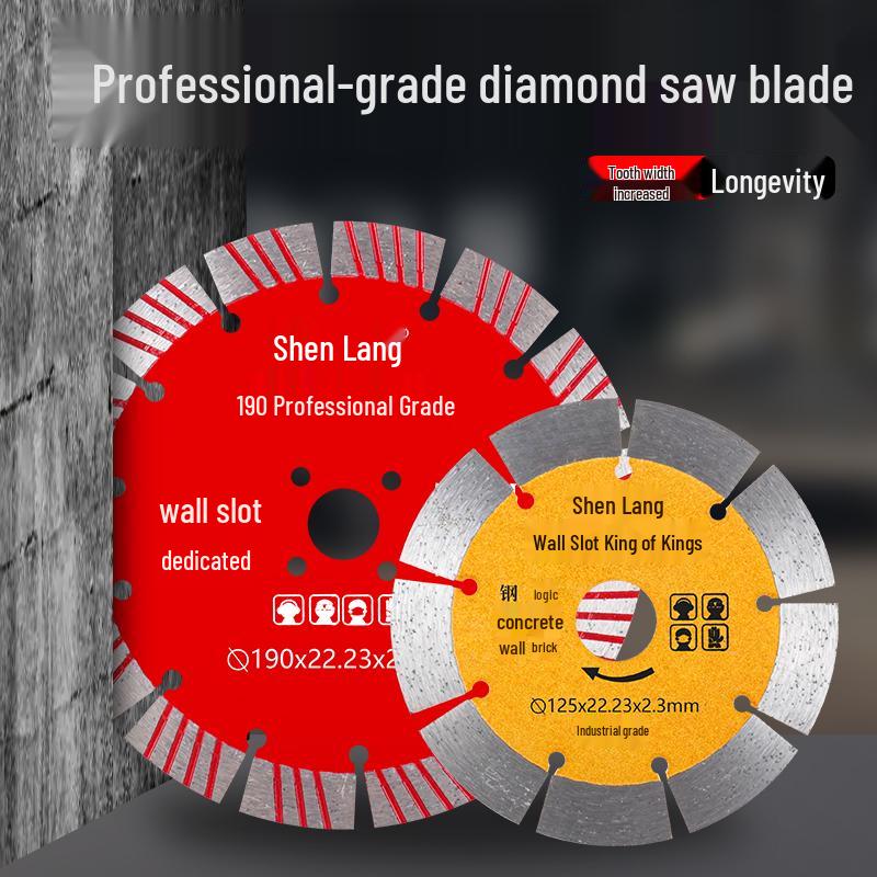 Grooving Cutting Blade Stone/Cement Dry Saw Blade for Walls 133/156/190/125/168