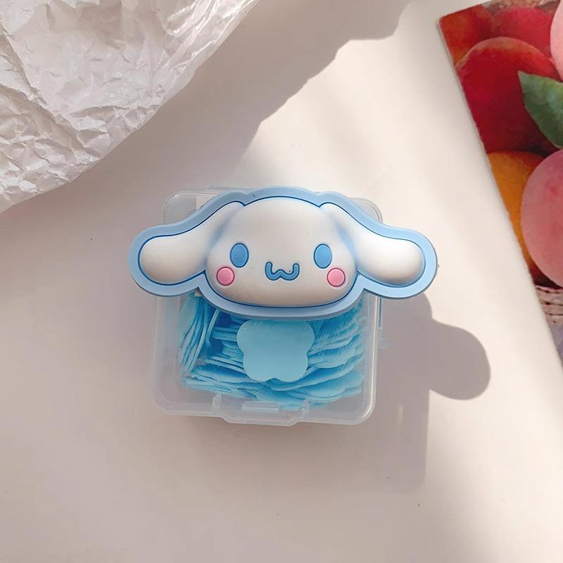 

Sanrio Antibacterial Portable Disposable Soap Sheets for Kids and Students