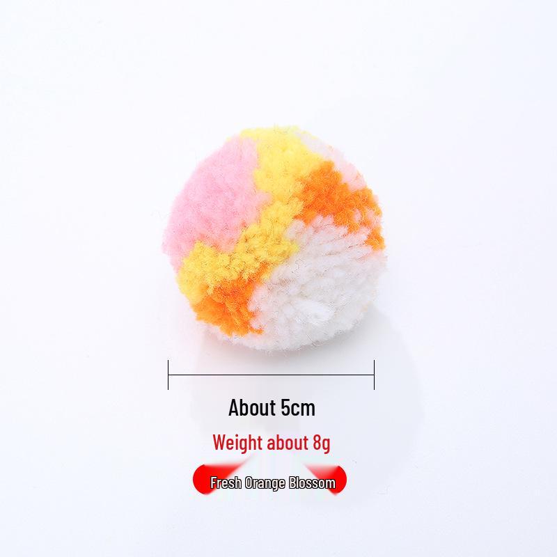 Colorful Plush Bite-Resistant Cat Toys - Interactive Self-Play Boredom Relief