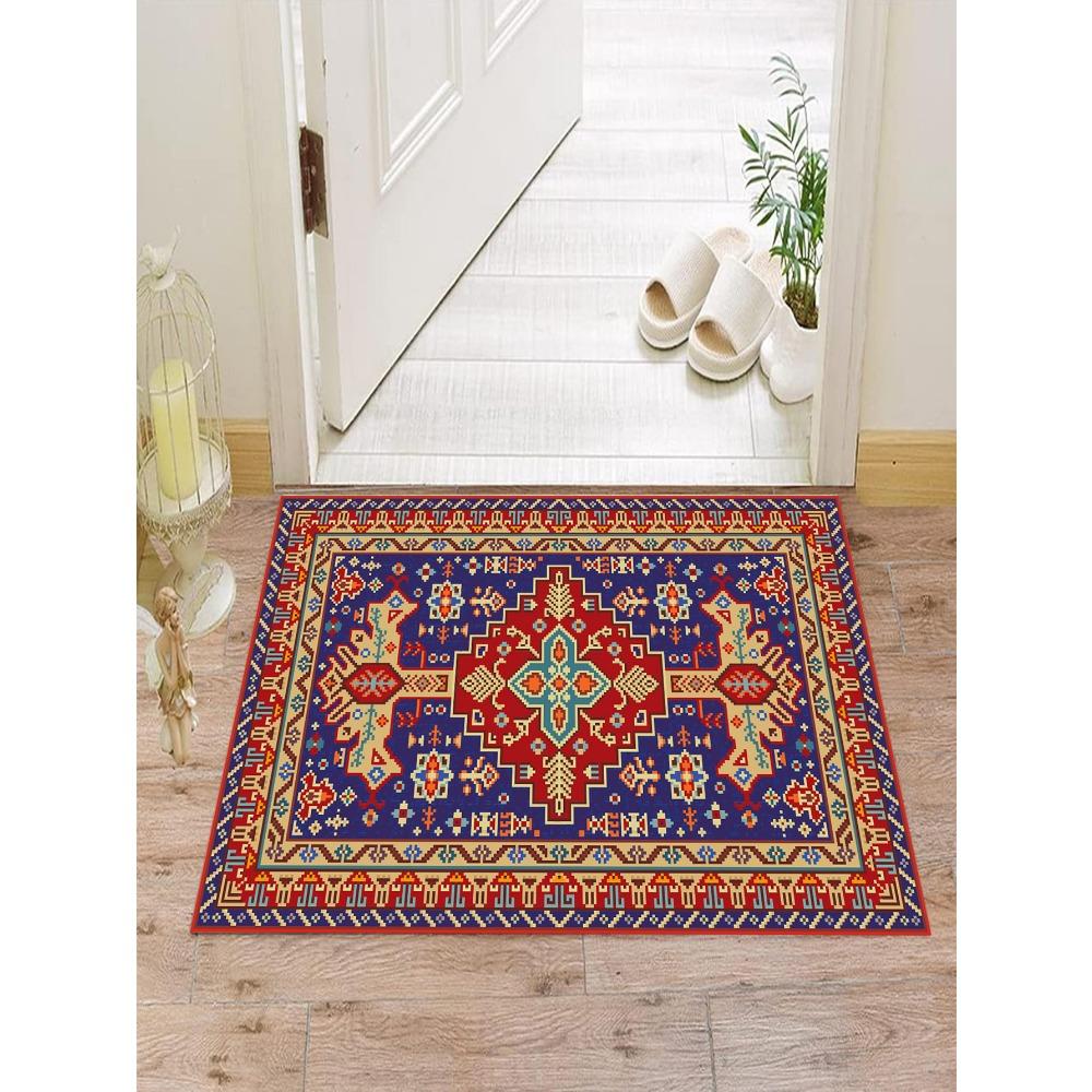 

2 шт., напольный коврик в марокканском национальном стиле, дверной коврик в богемном стиле, моющийся нескользящий дверной коврик 45*120cm