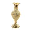 Metal Flower Vase (14 Inches, Gold)