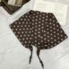 Headscarf silk scarf high-end sense retro neck protection scarf triangle scarf scarf women's floral headband bag head silk scarf
