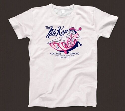 Футболка Nite Kap 903 Купертино Калифорния Бурлеск Стриптиз Казино Клуб 2XL