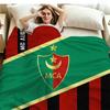 Mouloudia Club Alger MCA Print Flannel Blanket High Quality Warm Comfortable Cover for All Seasons Perfect for Gifts Home Decor