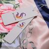 [BYSIFA] China Silk Scarf Shawl For Women  Winter Peony Chain Design Large Square Scarves Wraps Spring Autumn Head Scarves