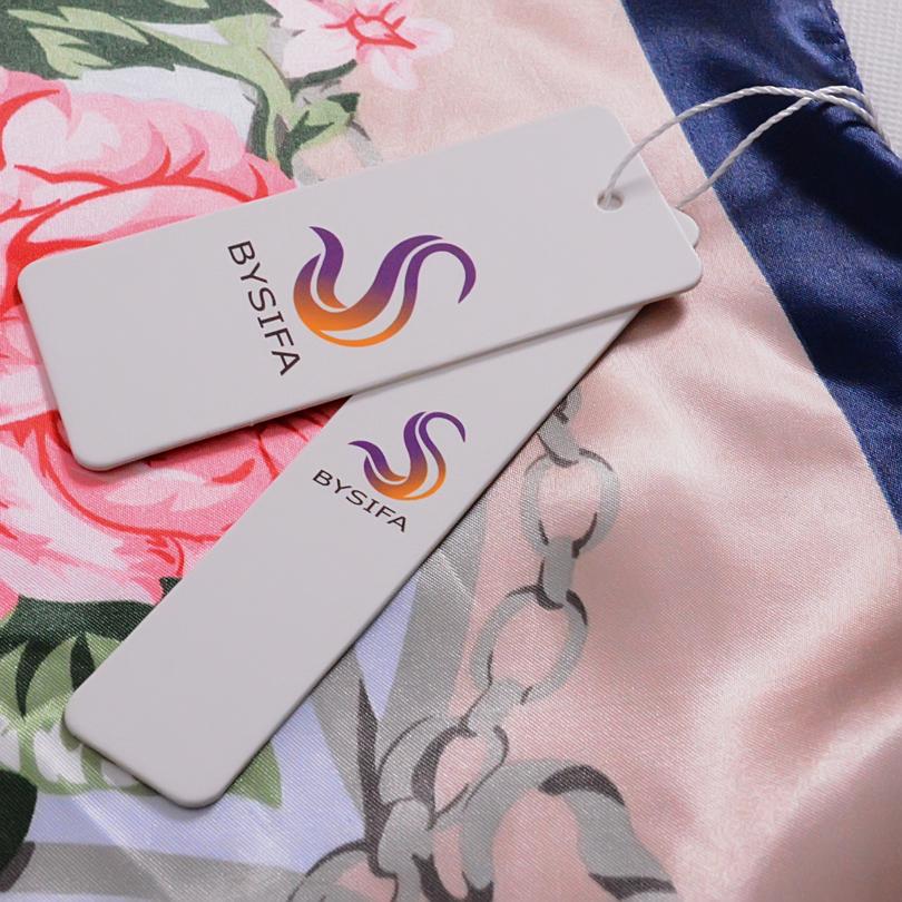 [BYSIFA] China Silk Scarf Shawl For Women  Winter Peony Chain Design Large Square Scarves Wraps Spring Autumn Head Scarves