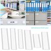 10pcs PVC Material Self-adhesive Shelf Label Transparent Classification Label  Retail Display