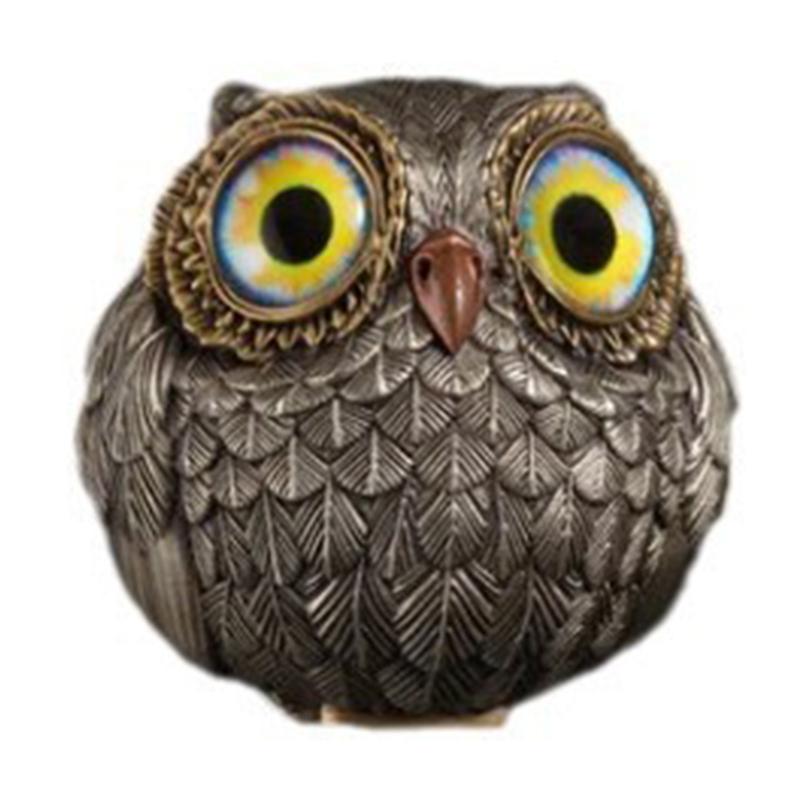 

Resin Owl Figurine Decorative Ornament for Home/Garden/Tabletop Lucky Charm Wisdom Symbol Gift B