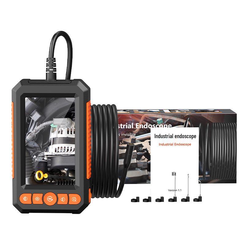 4.3" HD Endoscope Camera with Screen - Handheld 8mm Inspection Tool