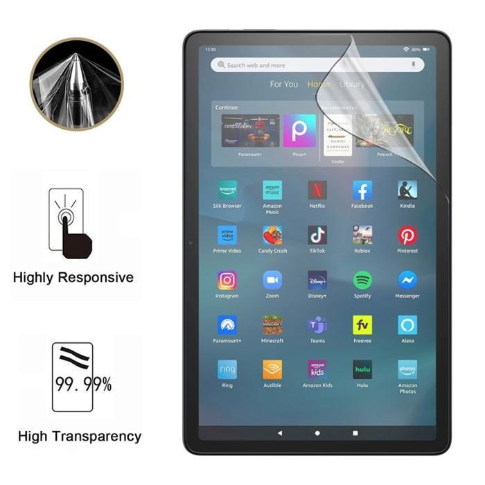 Displayschutzfolie - Phonillico - Amazon Fire Max 11 - 2er-Pack - Widerstandsfähig - Ultradünn - Kunststoff