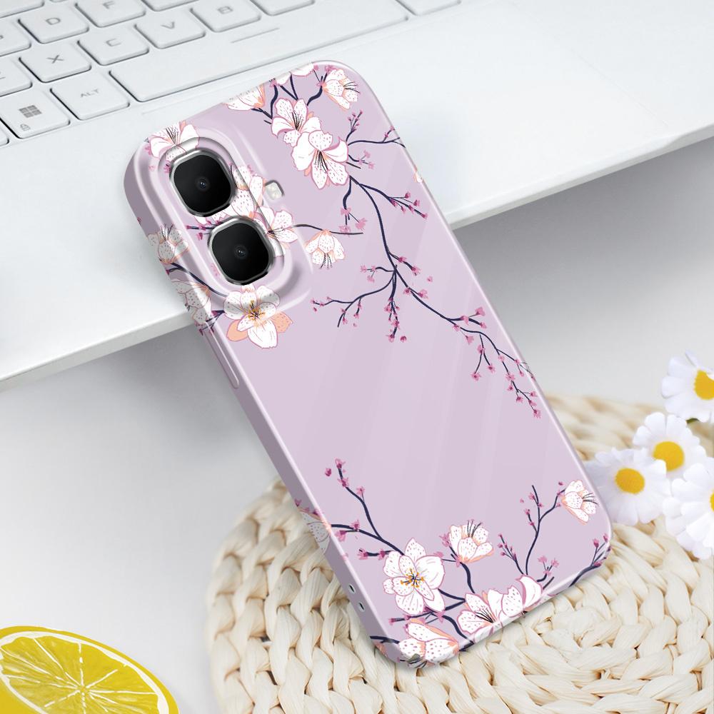 Fallen Plum Blossoms Phone Case For Infinix Smart 10 Plus 9 8 7 6 Film Hard Cover