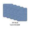 2025 Trendy 5pcs Self-Adhesive Denim Repair Patches Kit - No Sew Iron On Fabric for Jeans Jackets Bags DIY Colorful Decoration