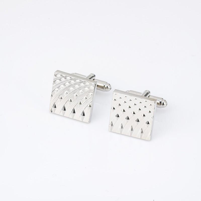 Silver Plated Pure Copper Cufflinks High-end Men s French Style Shirts CL-0283