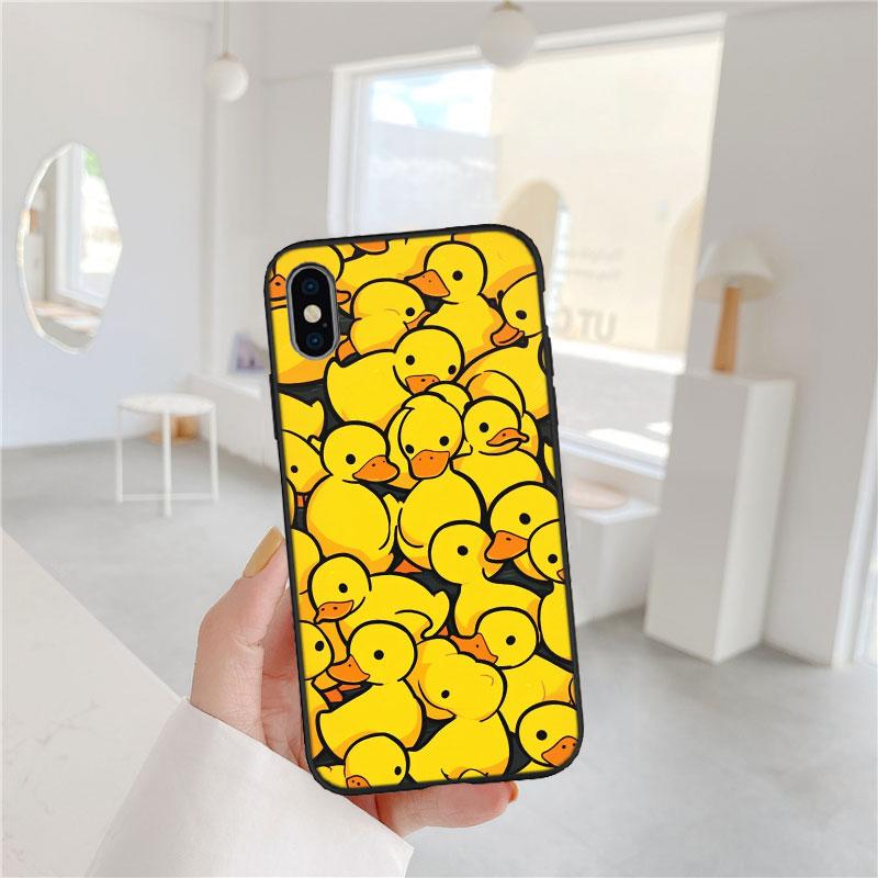 LO40 DUCK Cartoon Soft Shell Phone Case for OPPO A3 Pro A72 A74 A76 A77 A77S A78 A79 A94 A95 A18 A40M A58