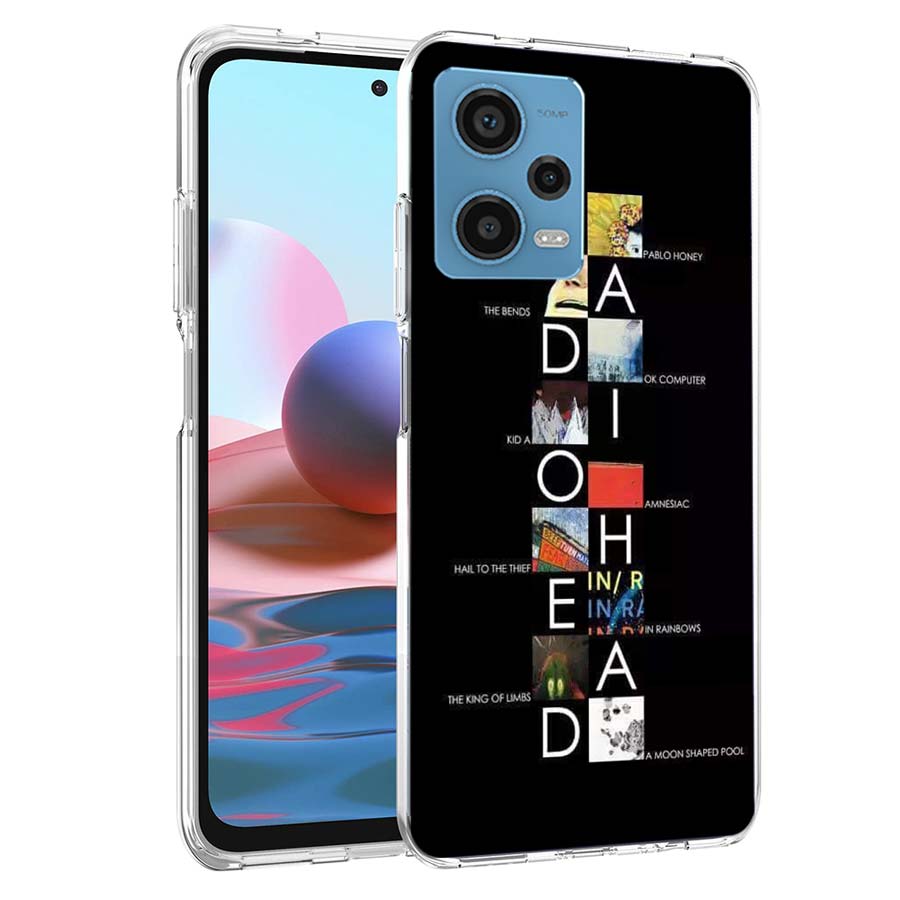 

Bnad R-Radiohead Phone Case For Redmi Note 13 12 14 15 Pro Plus 13R 11 11T 11E 11S 10 Pro 10S 9 9S Cover Cell Clear TPU Capa Cas Note 14 Pro Plus