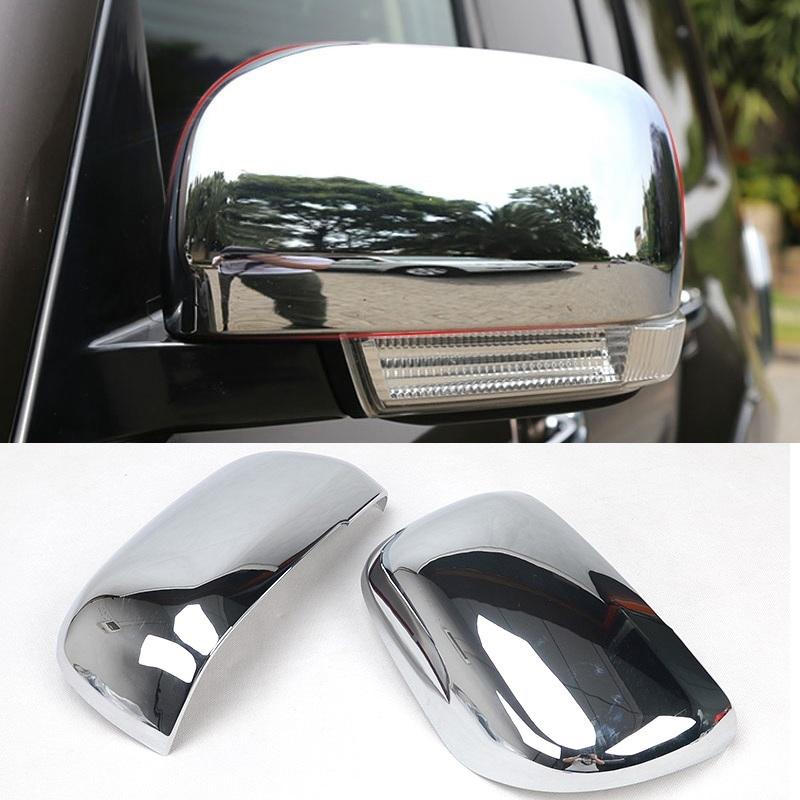 ABS Chrome Side Mirror Decorative Covers Trims for Mitsubishi Pajero 2007-