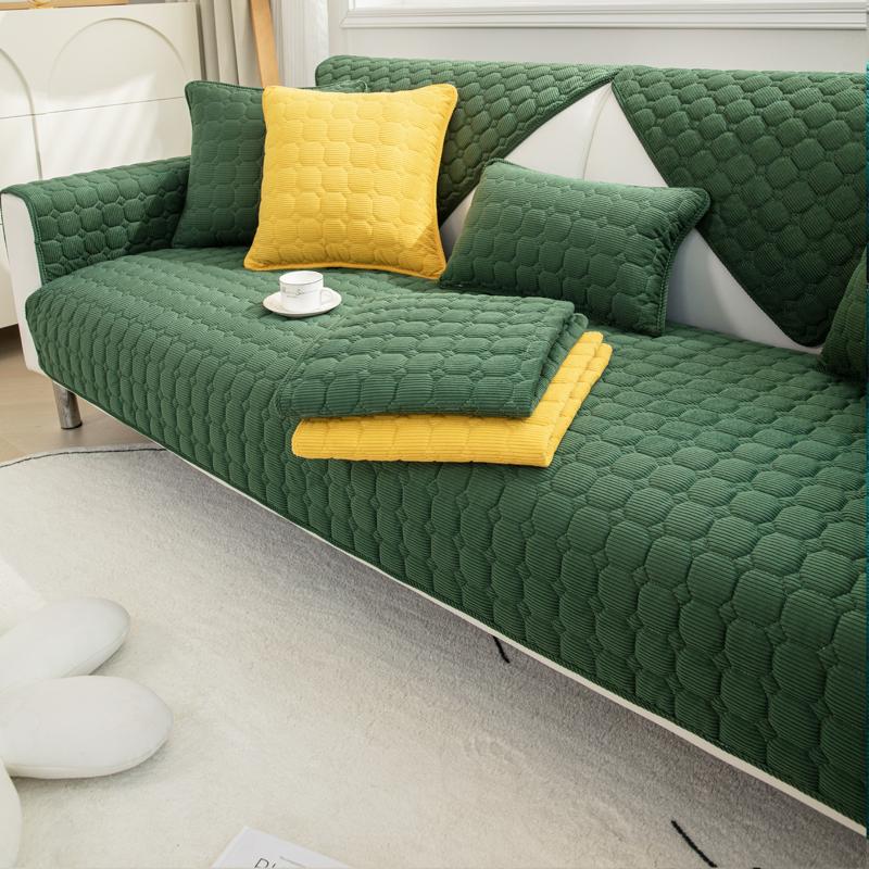 

Утолщенное плюшевое полотенце для дивана, европейский универсальный чехол для дивана, нескользящий чехол для дивана, полотенце для дивана для декора гостиной, подушка 45x45cm pillowcase