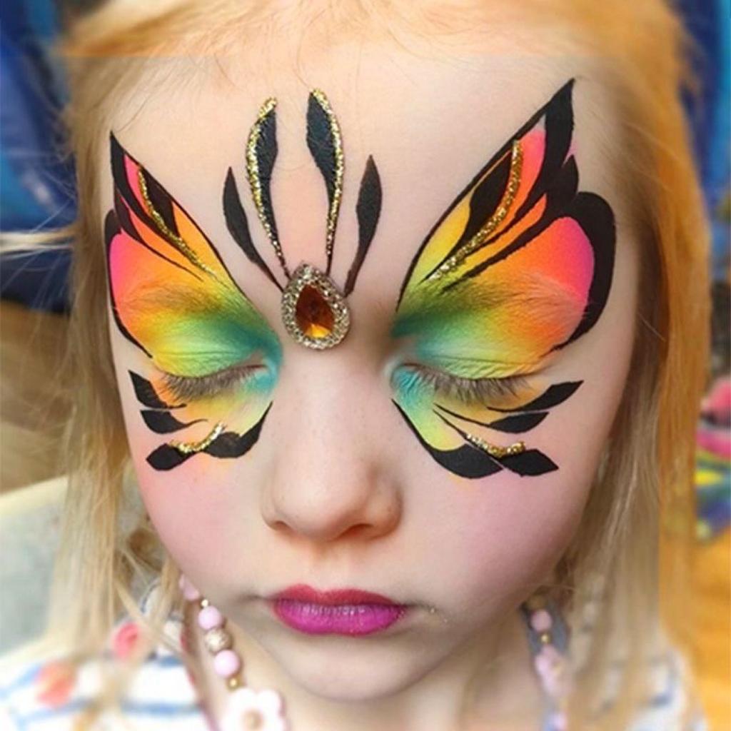 Watercolor Outline Glitter DIY Face Painting Decoration Gold Glitter Glue Stage Performance Holiday Shiny Makeup