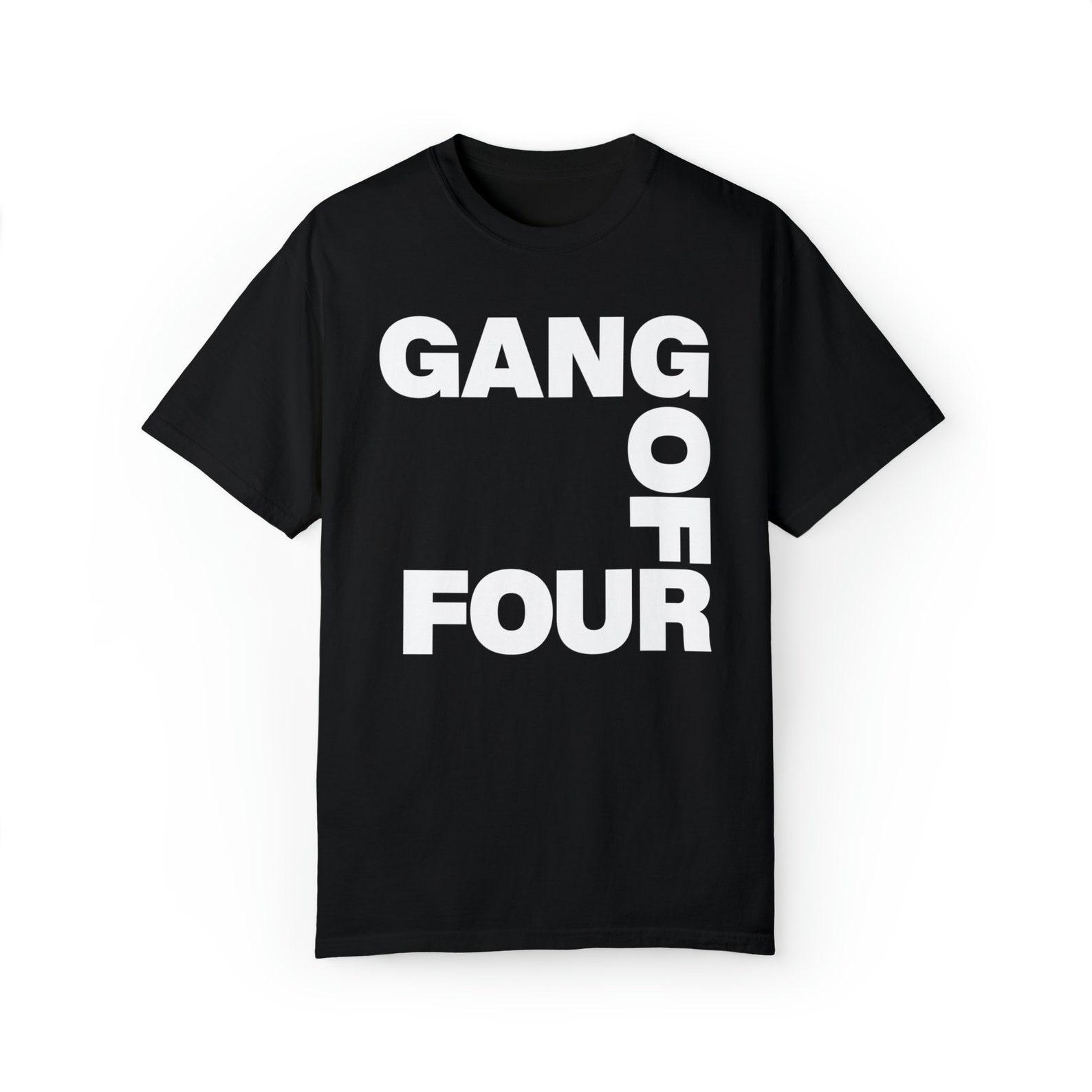 Gang of Four/GOF/Gang of Four T shirt/Post Punk/Punk rock/Band T shirt/Music Merch/Tour Merch/music lover/Unisex Oversized Fit/England/1970s M