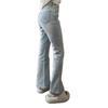 Light Wash Plus Velvet High-Waisted Petite Flare Jeans for Women - Winter Plus Size, Chubby Girls' Hip-Covering Elastic Pants