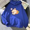 Rabbit Eating Carrot Printed Hoodies Sudaderas Winter Cartoon Graphic Print Sweatshirt with Pocket Women Men Clothing  Moletom