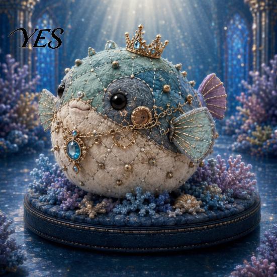 Kids Sea Animal Kit DIY Patchwork Doll Kit, Handmade Gnome Sewing Set Crafts for Home Decor, Fabric Cartoon Dragon Beginner