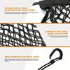 High Elastic Double Layer Motorcycle Net for Helmet Storage 25*30 Bungee Cargo Net with Hooks Luggage Net Motorcycle Cargo Net