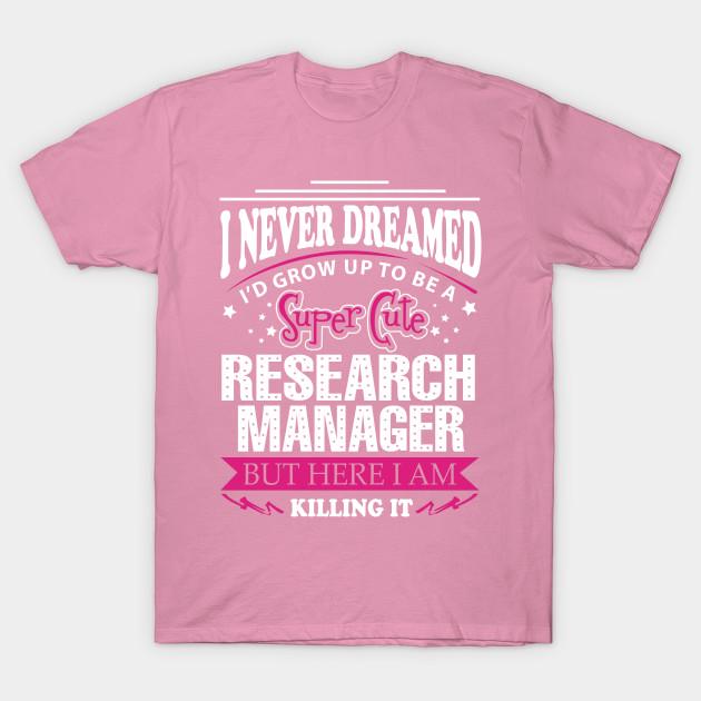T Shirt Women Research Manager Harajuku Print Kawaii Tshirt Summer Short Sleeve Female T-Shirt Top Tee