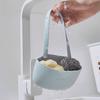Sink Sponge Storage Space-saving Hanging Design Bottom Hollow-out Kitchen Sink Sponge Drain Basket for Home