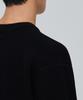 Musinsa Standard Lambswool Ribbed V-Neck Knit [Black]